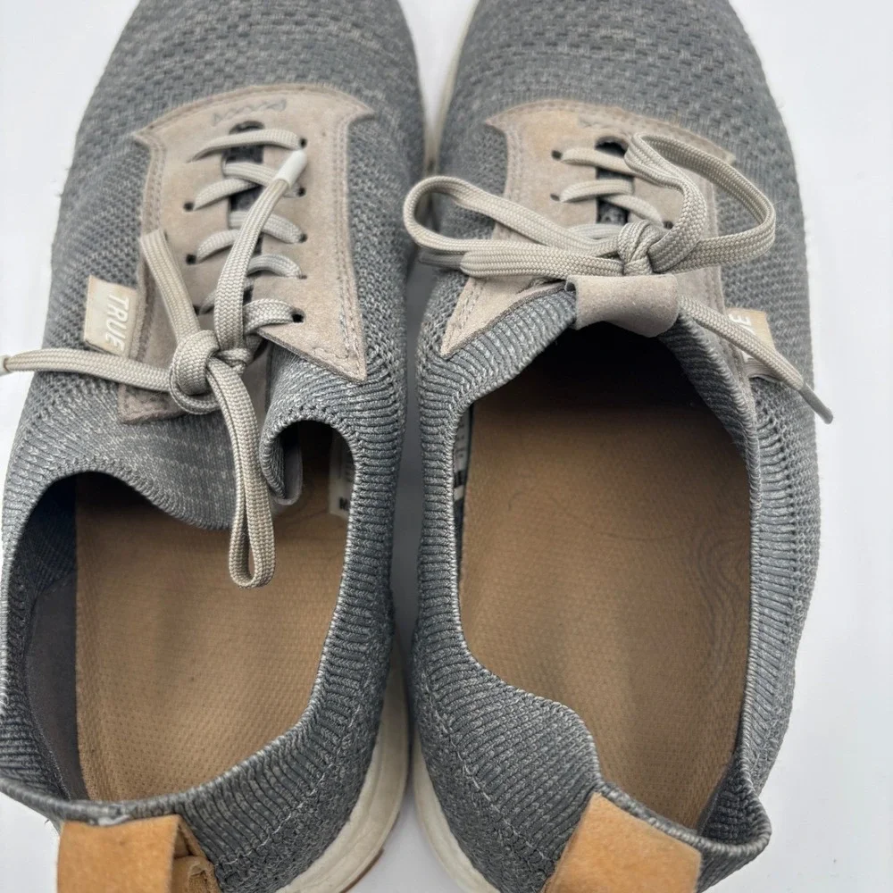 True Linkswear‎ Knit II Golf Shoes Mens Sz M12 Gray Spandex Knit Sneakers